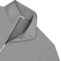 StringKing Men's StayCool Quarter Zip - Relaxed Fit, Gray, Detail